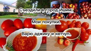 01-09-2025 Съездили в город Ишим.Мои покупки .Варю аджику и кетчуп.