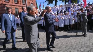 Раис Татарстана поздравил первокурсников Казанского медицинского университета с Днем знаний