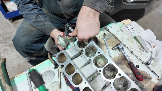 6G75 Переборка лопаток впускного коллектора смотреть онлайн