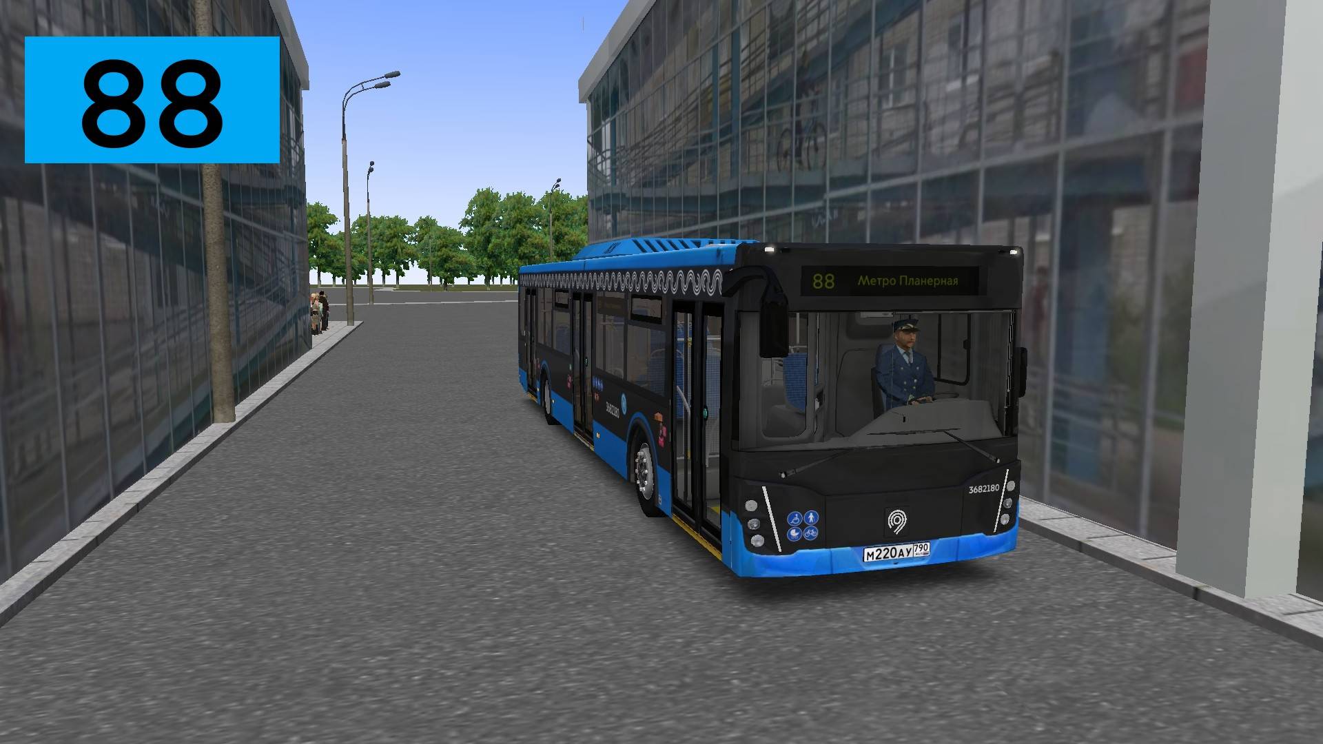 OMSI 2: Автобус №88 Гидропроект - Метро Планерная смотреть онлайн