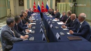 Беседа с Президентом Турции Реджепом Тайипом Эрдоганом