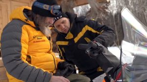 Он такой один Федор Конюхов и снегоход STELS ЕРМАК