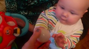 Подарили Грибок игрушку Глебу