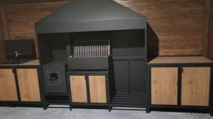 Уютное место для приготовления вкусной еды на шикарном мангальном комплексе. Компания BBQ-zone62.ru