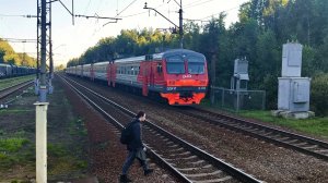 ЭД4М 0376 отправляется от ст. Капитолово