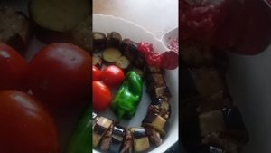 Баклажаны кабаб и фарша