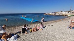 Чернобаева Людмила Павловна 28.08.2025г. загорает и купается на море.