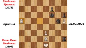 Владимир Крамник против  Леона Люка Мендонки 20.02.2024