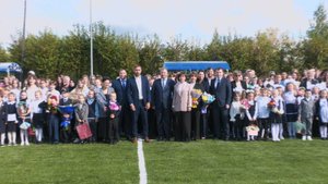 В День знаний в Серове в школе №15 торжественно открыли новый стадион