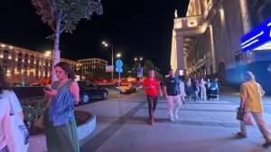 ВЕЧЕРНЯЯ ПРОГУЛКА ПО МОСКВЕ. ПАТРИАРШИЕ, МАЯКОВСКАЯ ПЛ, ТВЕРСКАЯ УЛ.