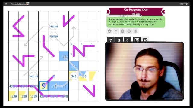 37 - Решаю судоку - (решил) - Неожиданные единицы - Ссылка на судоку в описании смотреть онлайн