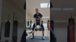 Тренировка Длинный Цикл гири 30кг -Три минуты темп 8 раз в минуту -24. раза.mp4