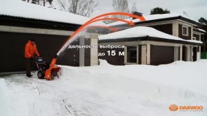 Обзор бензинового снегоуборщика DAEWOO DAST 8570
