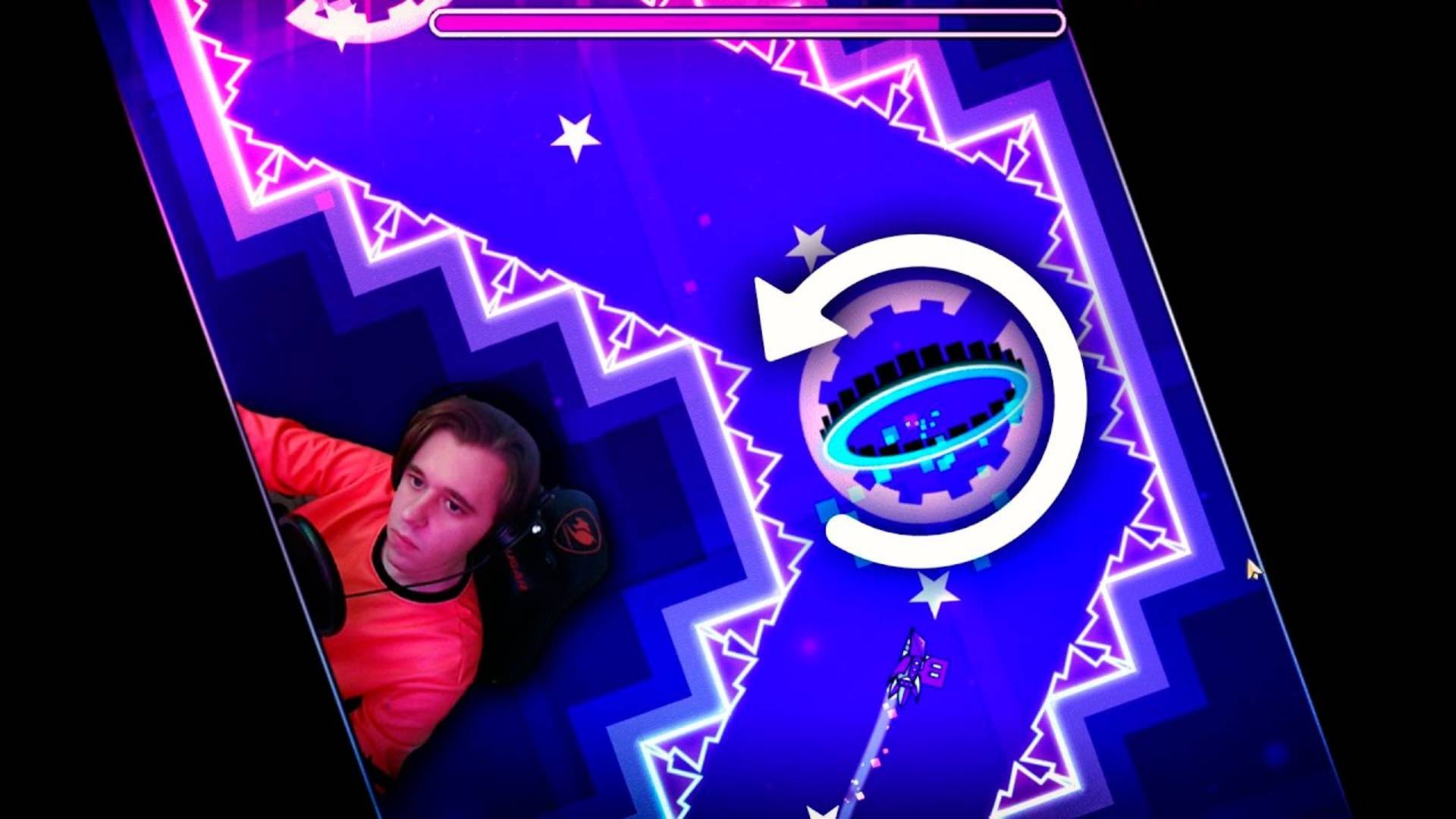 ОФИЦИАЛЬНЫЕ УРОВНИ, но они ВРАЩАЮТСЯ в Geometry Dash смотреть онлайн