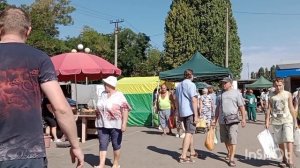 Последняя летняя ярмарка выходного дня в Ейске☀️ На лимане 🌊