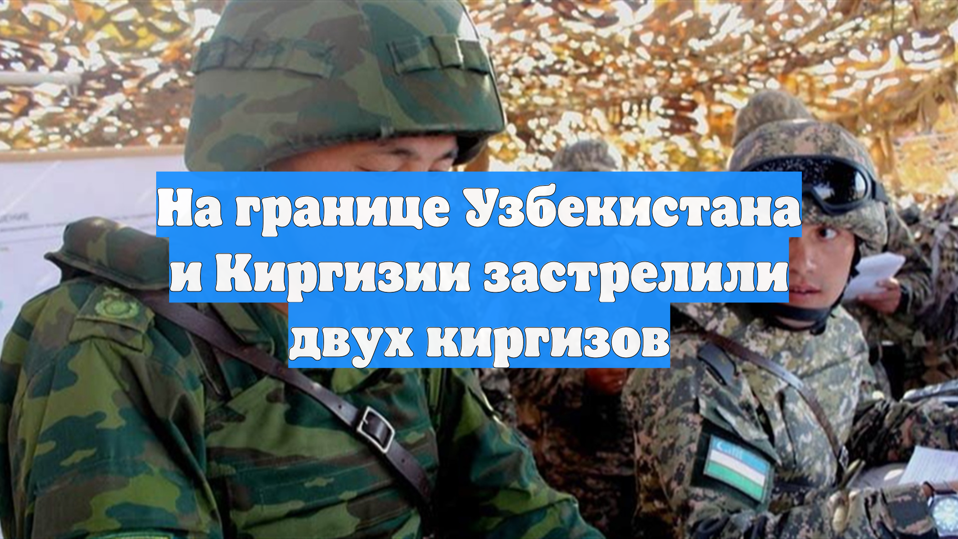 На границе Узбекистана и Киргизии застрелили двух киргизов