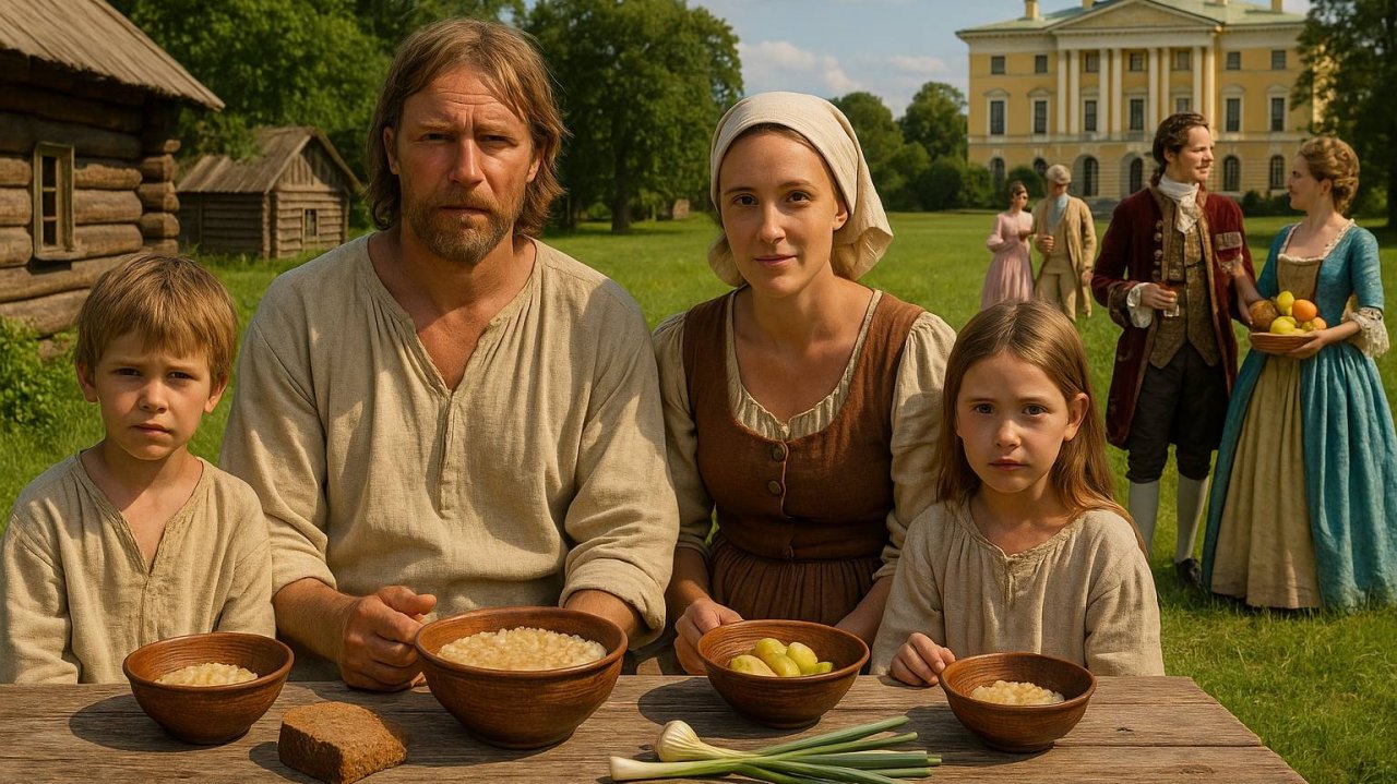 Что ели крестьяне при Екатерине: от каши до лука