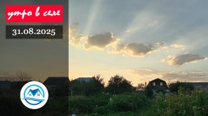 Утро в селе 31.08.2025