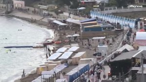 КРЫМ Феодосия поселок Орджоникидзе сегодня 1 сентября 2025. Море и погода в Феодосии сейчас.
