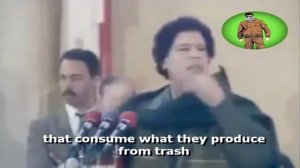 Muammar Gaddafi speaks on the importance of unity to Arabs