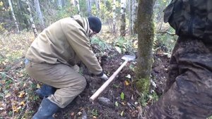 Ужд рядом с дорогой, покопали немножко