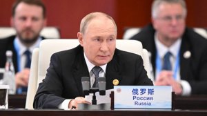 Выступление Путина на заседании совета глав государств — членов ШОС: главное
