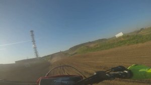 Мотокросс 2-й заезд д.Горки "Казачий дозор" 3-е место любители 35+ BRZ(прототип) с мотором ZS194MQ-2