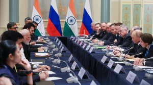 Владимир Путин и Премьер-министр Республики Индии Нарендра Моди на саммите ШОС, 1 сентября 2025