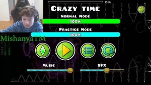 Crazy time пройден !!! Стрим по гд