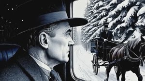 Остановка в лесу в зимнюю ночь. Музыкальный клип на стихи Р.Фроста. Перевод А.Субботина