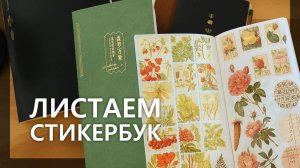 Листаем мой новый стикербук