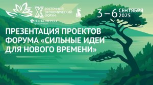 Презентация проектов форума «Сильные идеи для нового времени»