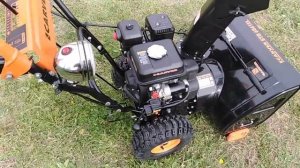 Подготовка к работе снегоуборщика CARVER STG 6561 EL