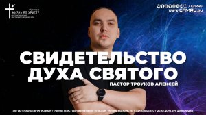 СВИДЕТЕЛЬСТВО ДУХА СВЯТОГО | ТРОУКОВ АЛЕКСЕЙ