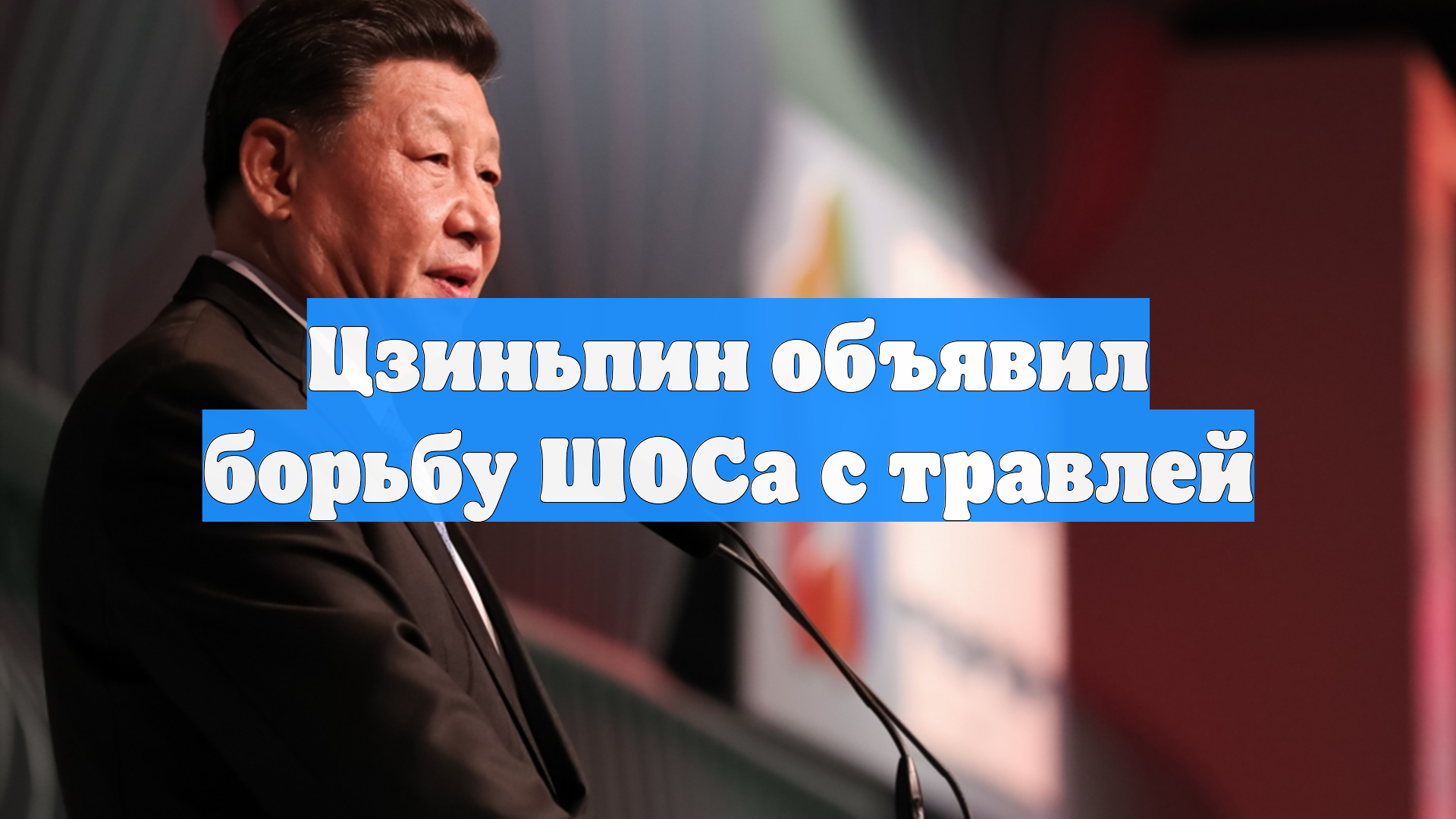 Цзиньпин объявил борьбу ШОСа с травлей