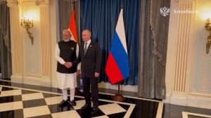 Апти Алаудинов "АХМАТ". Беседа Владимира Путина с Премьер-министром Индии Нарендрой Моди