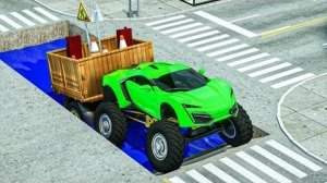 Большая дыра - Международная автомобильная полиция в Джакарте - Wheel City Heroes