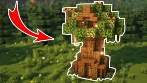 построил дом в дереве.