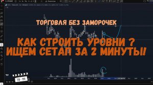 Строим уровни и ищем сетап за 2 минуты | Разбор актива CFX 🚀