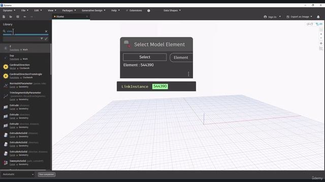 5.4 -Linked Element Selection in Dynamo – Using Packages for External Models смотреть онлайн