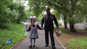 Первоклассница из Уфы приняла участие в акции "Быть рядом"