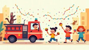 ТАНЦУЕМ И ПОЁМ С ПОЖАРНОЙ МАШИНОЙ | ПЕСЕНКА ПРО МАШИНКИ | ПЕСНИ И МУЛЬТФИЛЬМЫ ДЛЯ ДЕТЕЙ