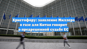 Христофору: заявление Миллера о газе для Китая говорит о предрешенной судьбе ЕС