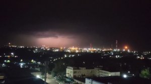 Уфимская Черниковка на фоне зарнице,💯