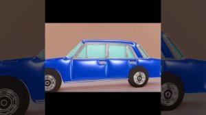 Flat Design 3D Models of VAZ & Moskvich Cars - Collectible Badges