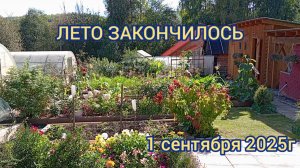 ЛЕТО ЗАКОНЧИЛОСЬ/ЧТО СДЕЛАНО. 01.09.25г