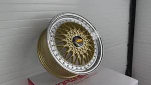 Диски YSW Racing 1661 16 6.5J +30 8X100/114,3 73.1 вес 7,5kg Gold Machined Lip