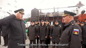Швартовка танкера «Вязьма»