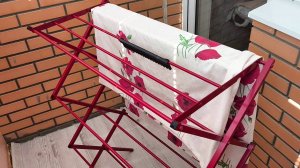 Влог. Вкусная молочная рисовая каша с курагой. Компактная и удобная сушилка для белья.