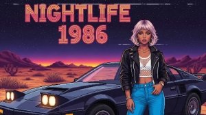 Synthwave Dreams in Fluorescent Motion